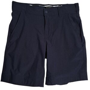 Refined Matter Shorts Men 30 Navy Blue Flat Front Casual Athletic Golf Athleisur
